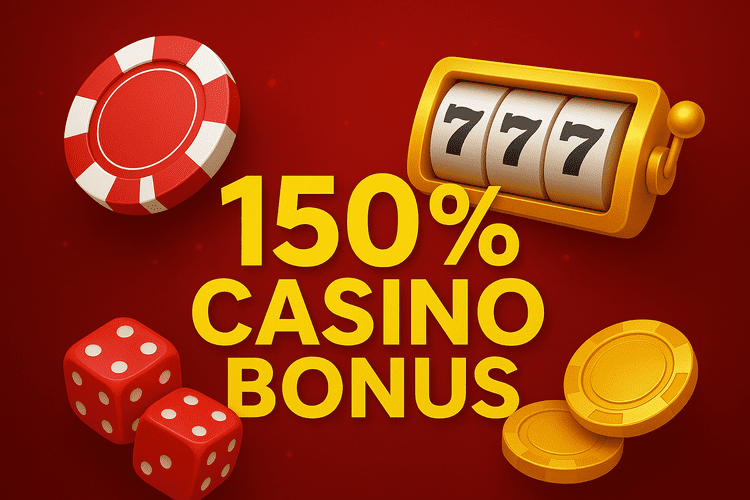 150 online casino bonus