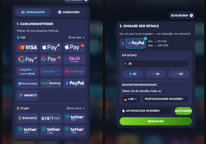 hotline casino mit paypal