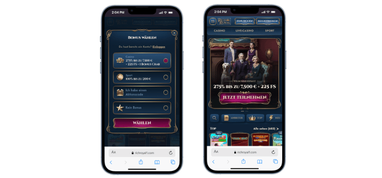 spielhallen   richroyal casino featured image   mobil