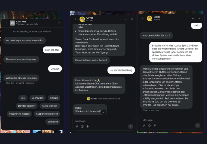 spirit casino kundenservice screenshot