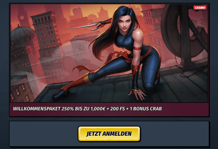 AllySpin Casino Bonus Screenshot
