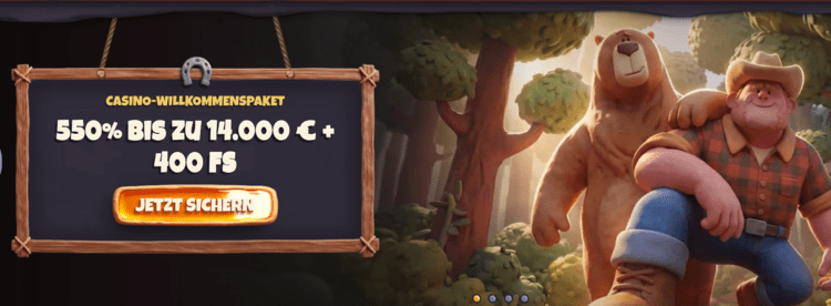 bearo casino bonus screenshot