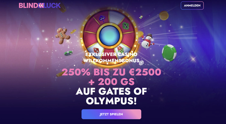 blinduck casino weihnachstbons