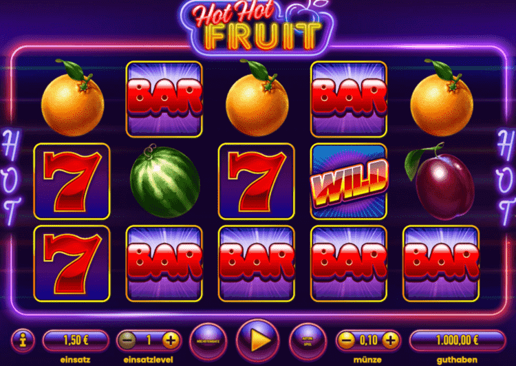 hot hot fruit slot screenshot