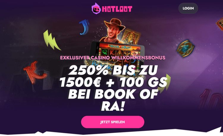 hotloot casino bonus screenshot