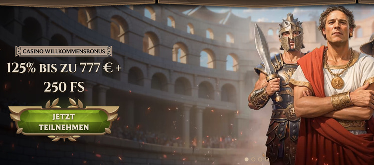 lanista casino bonus screenshot