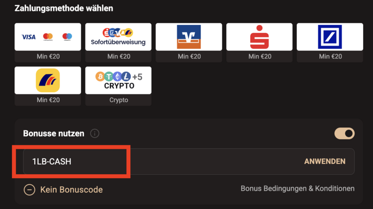 legionbet casino bonus code