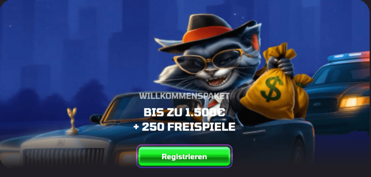 luckycapone casino bonus screenshot