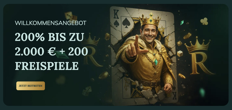royalen casino bonus screenshot