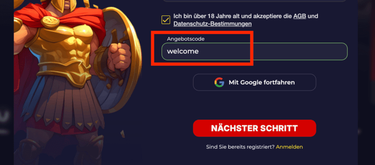 slota casino angebotscode