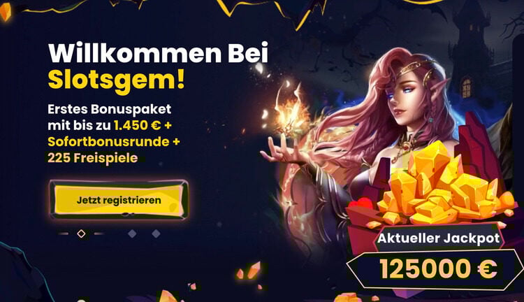 slotsgem casino bonus screenshot