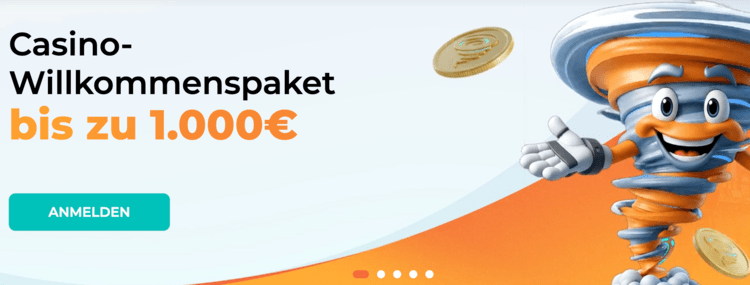 spininio casino bonus screenshot