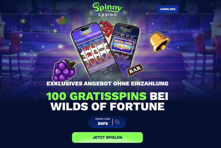 spinny casino bonus ohne einzahlung screenshot