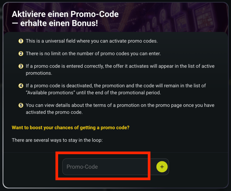 twindor casino promo code