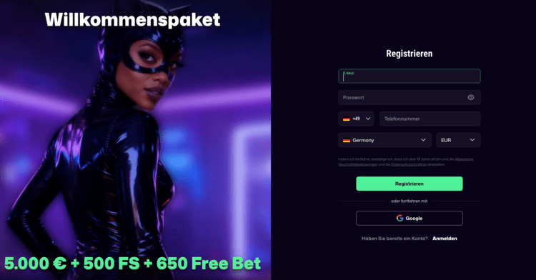 winbeast casino bonus screenshot