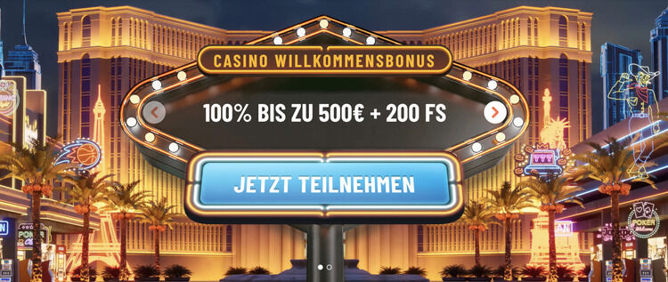 wyns casino bonus screenshot